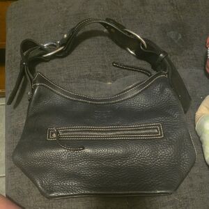 Dooney & Bourke Black Leather Hobo Bag